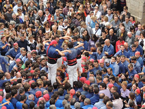 Fires 2015. Diada Castellera de Sant Narc&iacute;s amb Marrecs de Salt, Minyons de Terrassa i Capgrossos de Matar&oacute;