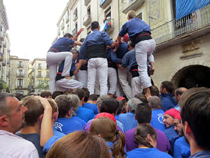 Fires 2015. Diada Castellera de Sant Narc&iacute;s amb Marrecs de Salt, Minyons de Terrassa i Capgrossos de Matar&oacute;