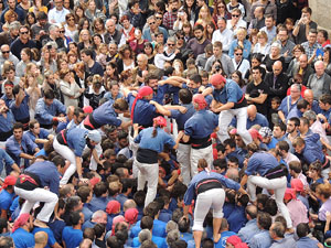 Fires 2015. Diada Castellera de Sant Narc&iacute;s amb Marrecs de Salt, Minyons de Terrassa i Capgrossos de Matar&oacute;