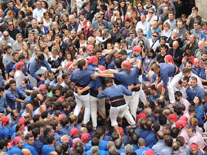 Fires 2015. Diada Castellera de Sant Narc&iacute;s amb Marrecs de Salt, Minyons de Terrassa i Capgrossos de Matar&oacute;