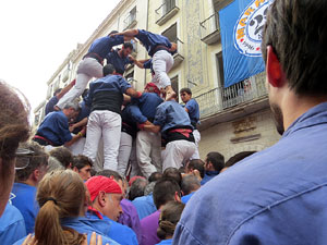 Fires 2015. Diada Castellera de Sant Narc&iacute;s amb Marrecs de Salt, Minyons de Terrassa i Capgrossos de Matar&oacute;