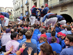 Fires 2015. Diada Castellera de Sant Narc&iacute;s amb Marrecs de Salt, Minyons de Terrassa i Capgrossos de Matar&oacute;