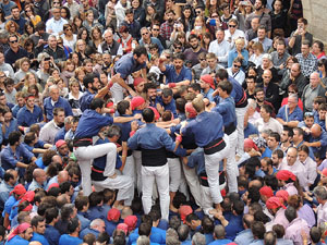 Fires 2015. Diada Castellera de Sant Narc&iacute;s amb Marrecs de Salt, Minyons de Terrassa i Capgrossos de Matar&oacute;
