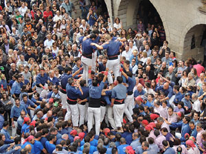 Fires 2015. Diada Castellera de Sant Narc&iacute;s amb Marrecs de Salt, Minyons de Terrassa i Capgrossos de Matar&oacute;