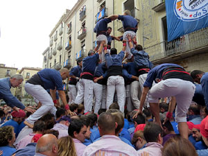 Fires 2015. Diada Castellera de Sant Narc&iacute;s amb Marrecs de Salt, Minyons de Terrassa i Capgrossos de Matar&oacute;