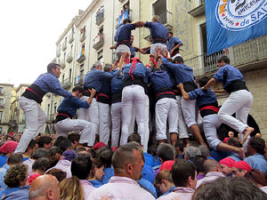 Fires 2015. Diada Castellera de Sant Narc&iacute;s amb Marrecs de Salt, Minyons de Terrassa i Capgrossos de Matar&oacute;