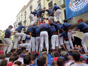 Fires 2015. Diada Castellera de Sant Narc&iacute;s amb Marrecs de Salt, Minyons de Terrassa i Capgrossos de Matar&oacute;