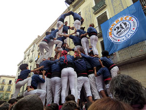 Fires 2015. Diada Castellera de Sant Narc&iacute;s amb Marrecs de Salt, Minyons de Terrassa i Capgrossos de Matar&oacute;