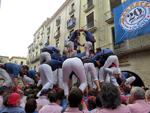 Fires 2015. Diada Castellera de Sant Narc&iacute;s amb Marrecs de Salt, Minyons de Terrassa i Capgrossos de Matar&oacute;