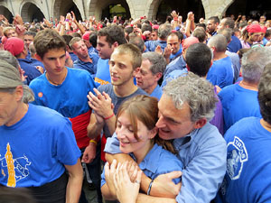 Fires 2015. Diada Castellera de Sant Narc&iacute;s amb Marrecs de Salt, Minyons de Terrassa i Capgrossos de Matar&oacute;
