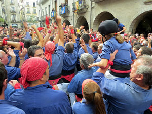 Fires 2015. Diada Castellera de Sant Narc&iacute;s amb Marrecs de Salt, Minyons de Terrassa i Capgrossos de Matar&oacute;