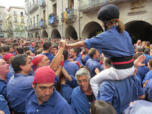 Fires 2015. Diada Castellera de Sant Narc&iacute;s amb Marrecs de Salt, Minyons de Terrassa i Capgrossos de Matar&oacute;