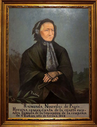 Retrat de Raimunda Nouvilas de Pagès, comandanta de la 4a. Esquadra de la Concepció