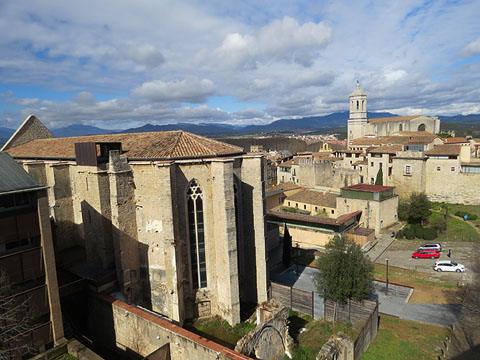 Vista des de la muralla de Sant Domènec