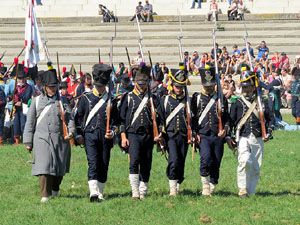 VIII Festa Reviu els Setges Napole&ograve;nics de Girona. Recreaci&oacute; d'una batalla al Parc de les Ribes del Ter