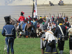 VIII Festa Reviu els Setges Napole&ograve;nics de Girona. Recreaci&oacute; d'una batalla al Parc de les Ribes del Ter
