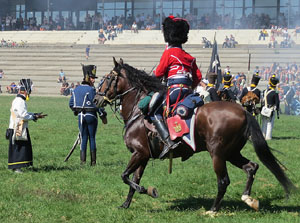 VIII Festa Reviu els Setges Napole&ograve;nics de Girona. Recreaci&oacute; d'una batalla al Parc de les Ribes del Ter