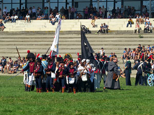 VIII Festa Reviu els Setges Napole&ograve;nics de Girona. Recreaci&oacute; d'una batalla al Parc de les Ribes del Ter