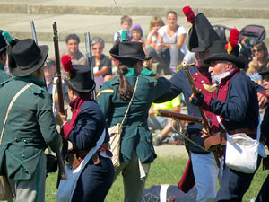 VIII Festa Reviu els Setges Napole&ograve;nics de Girona. Recreaci&oacute; d'una batalla al Parc de les Ribes del Ter
