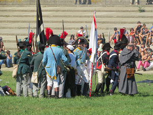 VIII Festa Reviu els Setges Napole&ograve;nics de Girona. Recreaci&oacute; d'una batalla al Parc de les Ribes del Ter