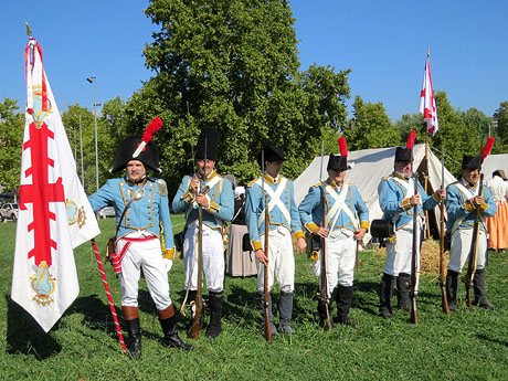 VIII Festa Reviu els Setges Napoleònics de Girona. Campament al Parc de les Ribes del Ter