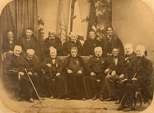 Veterans de 1809 a l'aniversari celebrat el 5 de novembre de 1864