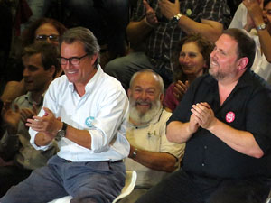 Acte de final de campanya per al 27S de Junts pel S&iacute;