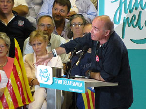 Acte de final de campanya per al 27S de Junts pel S&iacute;