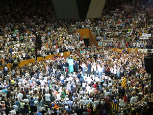 Acte de final de campanya per al 27S de Junts pel S&iacute;