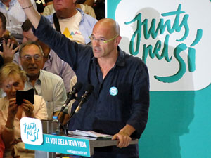 Acte de final de campanya per al 27S de Junts pel S&iacute;