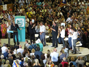 Acte de final de campanya per al 27S de Junts pel S&iacute;