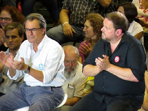 Acte de final de campanya per al 27S de Junts pel S&iacute;