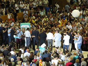 Acte de final de campanya per al 27S de Junts pel S&iacute;