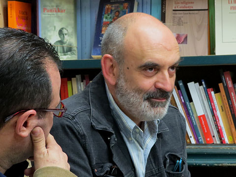 Josep Maria Fonalleras durant la trobada