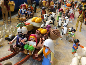 Fira de Girona. Fira de Playmobil de Girona organitzada per Esplay