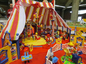 Fira de Girona. Fira de Playmobil de Girona organitzada per Esplay