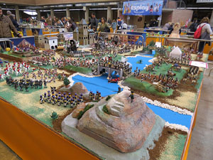 Fira de Girona. Fira de Playmobil de Girona organitzada per Esplay