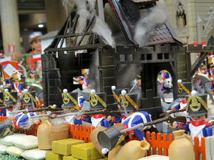 Fira de Girona. Fira de Playmobil de Girona organitzada per Esplay