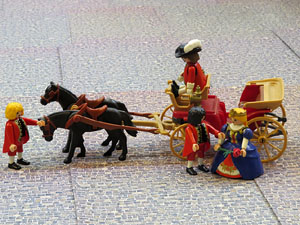 Fira de Girona. Fira de Playmobil de Girona organitzada per Esplay