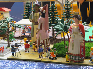 Fira de Girona. Fira de Playmobil de Girona organitzada per Esplay