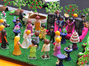 Fira de Girona. Fira de Playmobil de Girona organitzada per Esplay