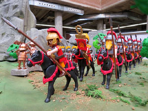 Fira de Girona. Fira de Playmobil de Girona organitzada per Esplay