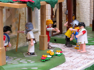 Fira de Girona. Fira de Playmobil de Girona organitzada per Esplay