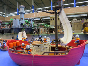Fira de Girona. Fira de Playmobil de Girona organitzada per Esplay