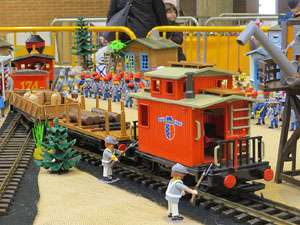 Fira de Girona. Fira de Playmobil de Girona organitzada per Esplay