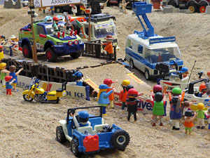 Fira de Girona. Fira de Playmobil de Girona organitzada per Esplay