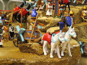 Fira de Girona. Fira de Playmobil de Girona organitzada per Esplay