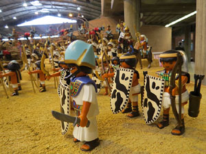 Fira de Girona. Fira de Playmobil de Girona organitzada per Esplay