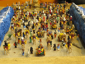 Fira de Girona. Fira de Playmobil de Girona organitzada per Esplay