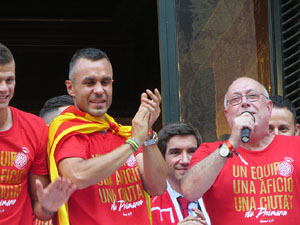 Celebraci&oacute; de l'ascens del Girona FC a primera divisi&oacute;